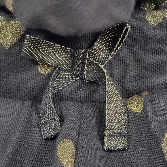 Garanimals Girl's Black Jogging Suit with Sequin Heart Toddler Size 2T/3T - Picture 5 of 10